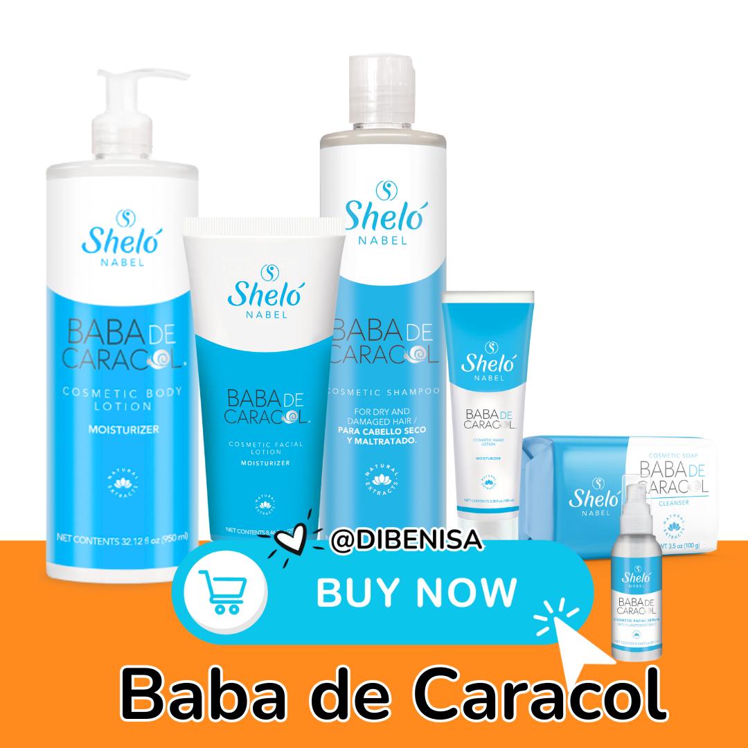 Baba de Caracol Shelo Nabel Comprar Tienda Cerca de mi Centro de Negocios Estados Unidos Producto Oficial Jabon, Maquillaje, Suero, Crema, Shampoo, Ingredientes Naturales que sirven para manchas, acne