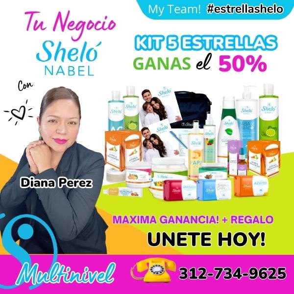 Shelo Nabel USA Comprar o vender Distribuidor Diana Perez Envios Estados Unidos Catalogo Multinivel Suplementos, Cuidado Corporal, Capilar, Aromateriapia, Bebe, Baba de caracol